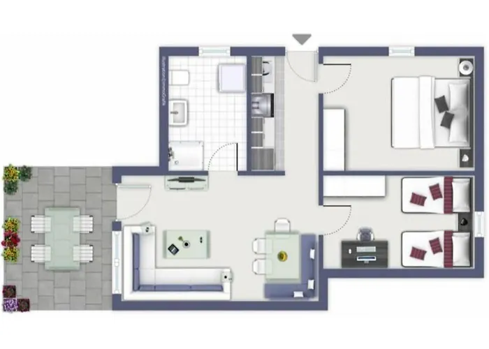 Apartmán Jacobihof Haus 9 02